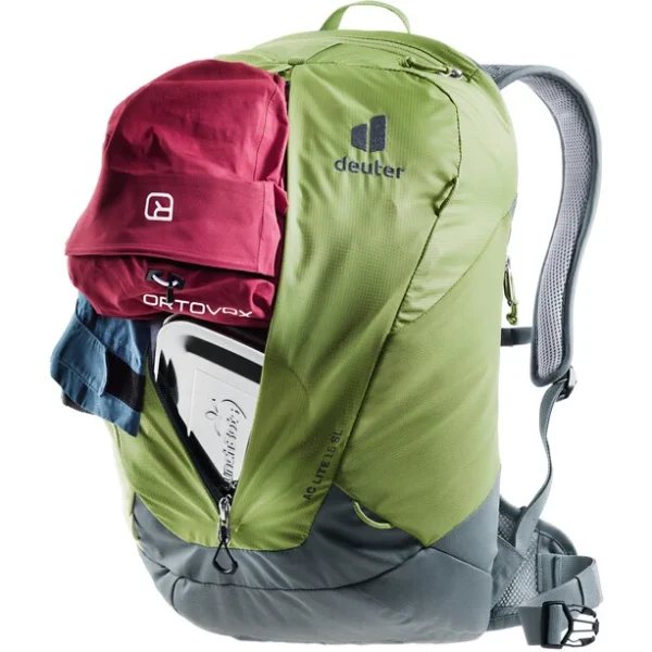 Deuter AC Lite 15 SL Sac à Dos Femme, Vert/gris en ligne officielle 6