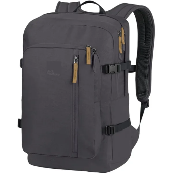 magasin france Jack Wolfskin Berkeley De Luxe Backpack, Gris 1