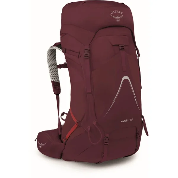 Osprey Aura AG LT 50 Backpack Women, Rouge l'unique style 1