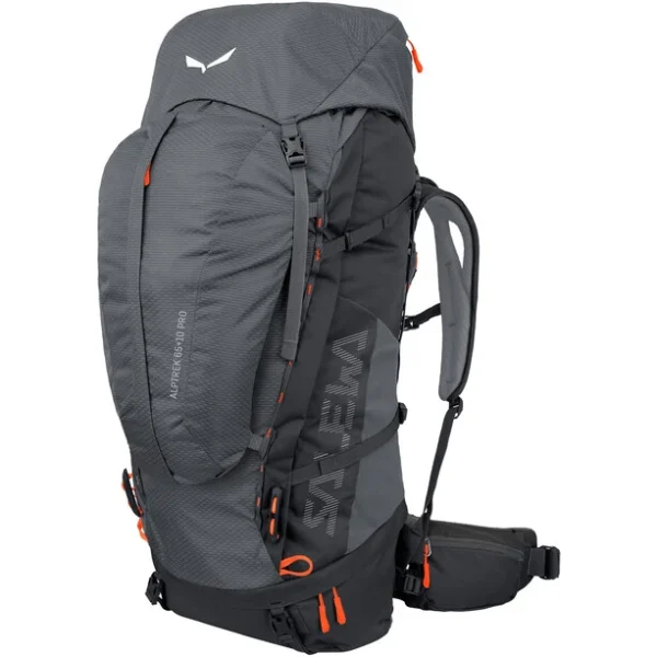 prix pas cher SALEWA Alptrek 65 + 10 Pro Sac à Dos, Gris 1